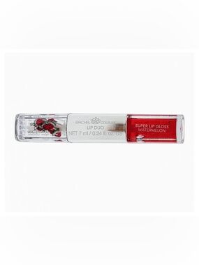 Rachel Couture Watermelon Lip Duo Oil & Gloss NIB Hydrating Vegan Set 7ml